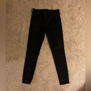 american eagle next level stretch black jeans